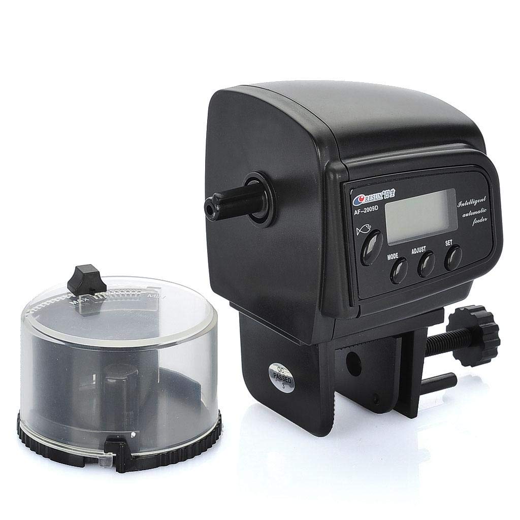 Taiyo Pluss Discovery Plastic Automatic Food Timer, Size: (10.6X10.3 Cm) (Lxh) Digital Automatic Food Feeder For Aquarium Fish Tank (Af2009D) 2