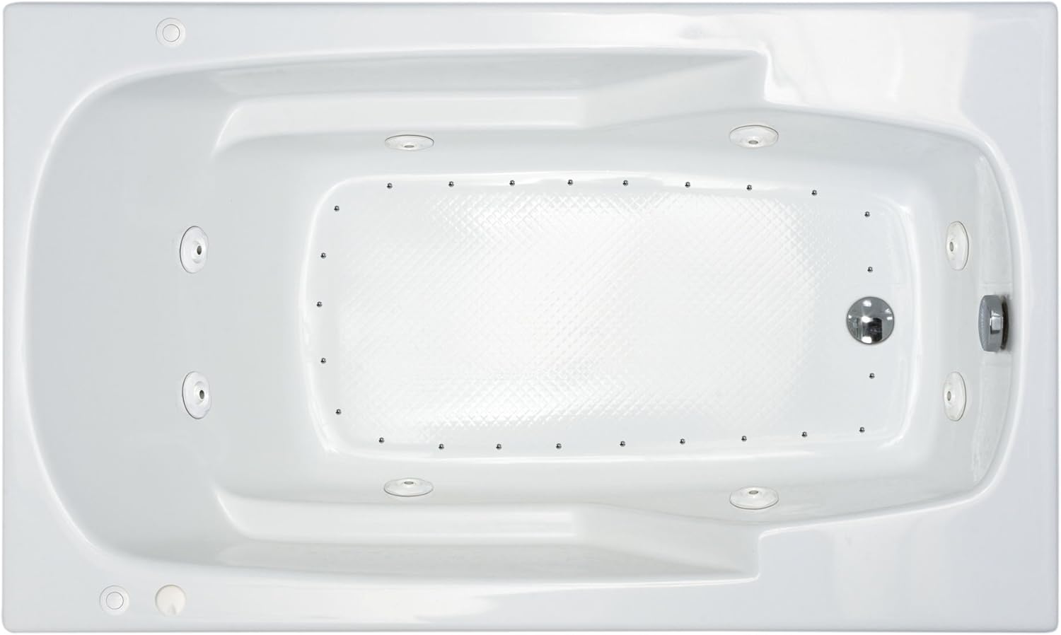 Sea Spa Tubs S4272EDL Tubs Eros 42 by 72 by 23Inch Rectangular Air and
