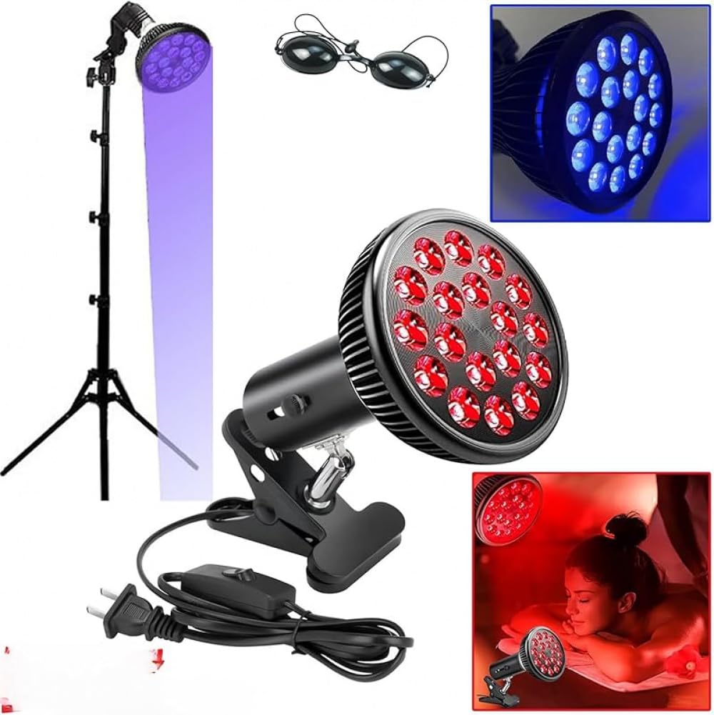 Amazon.co.jp: PVTK 54Wハイパワー日焼けランプ 顔と体に使える18LED