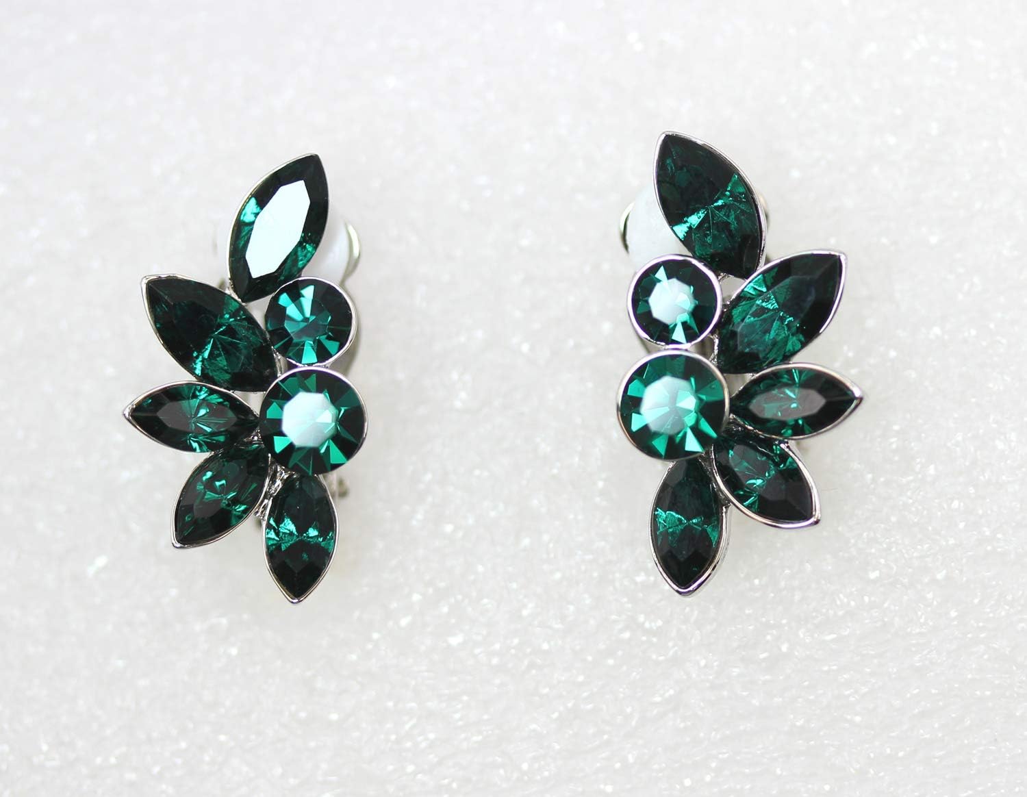 Faship Gorgeous Clip Ons Floral Earrings - Image 6