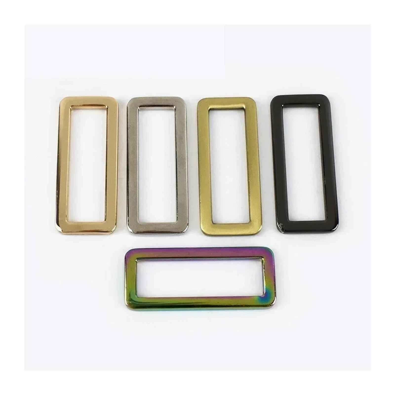 Schnallen FüR Taschengurt 5/10/20 Stück Metallschnallen for Gurtbandversteller, quadratische Tasche, Rucksackgurtschnalle, Hundehalsbandverschlüsse, DIY-Hardware-Zubehör FüR Diy NäHen ZubehöR(Black,32