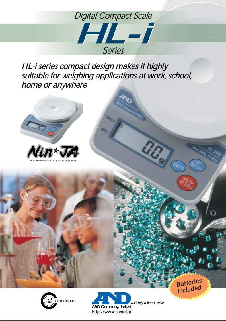 A & D Compact Scale HL-200i