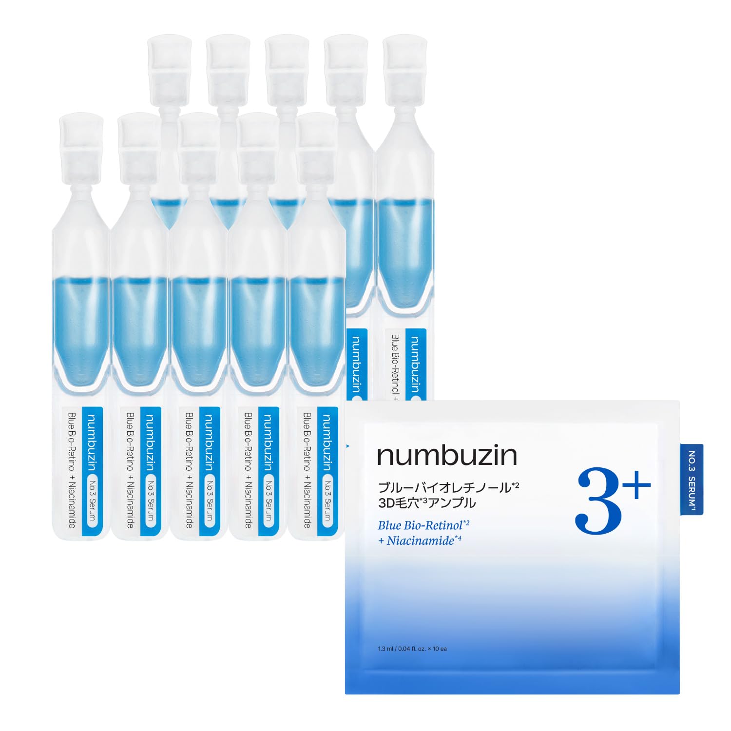 Amazon | ナンバーズイン(numbuzin) 3番 ブルーバイオレチノール3D毛穴 
