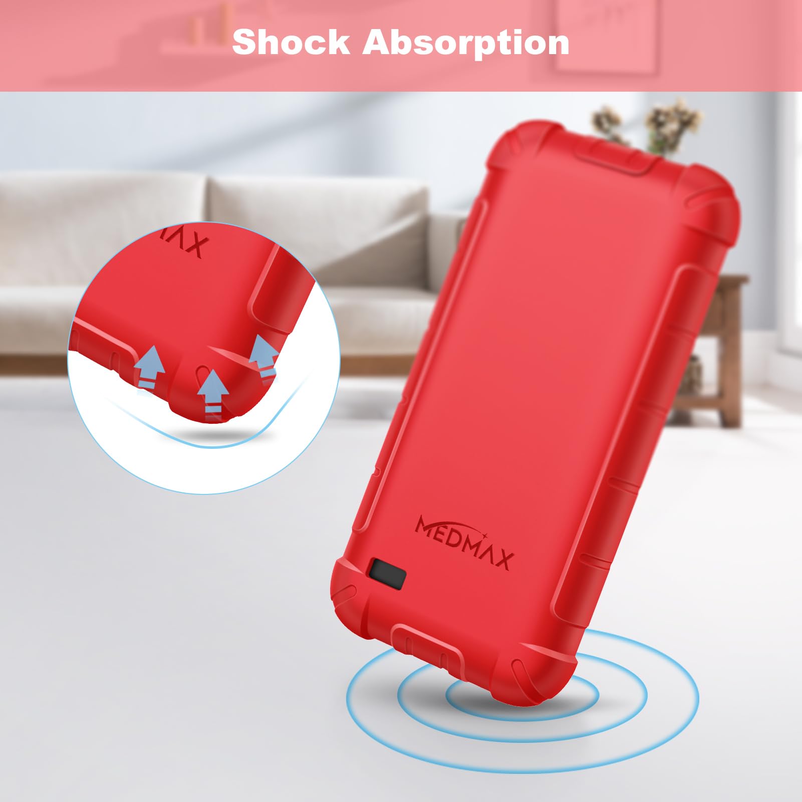 Custodia Bordo del Silicone + PC Card Stand Case Cover La