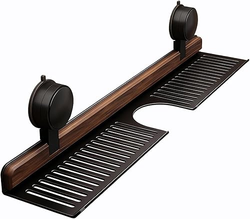 Bathroom Sink Shelf Over Faucet, Modern Kitchen Organizer Storage Shelves Floating, No Mounted Shower Sink Caddy Organizers, Toothbrush Soap Rack