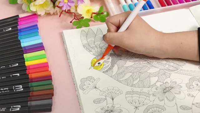 Kleurpennen 24 Kleuren Dual Brush Pens Felt Tip Pens Art Markers Tekenen Kalligrafie Colori
