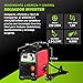 Imagen de GREENCUT MMA200 Soldador Inverter eléctrico Potencia 25A 220-240V Tecnología IGBT Electrodos de 2