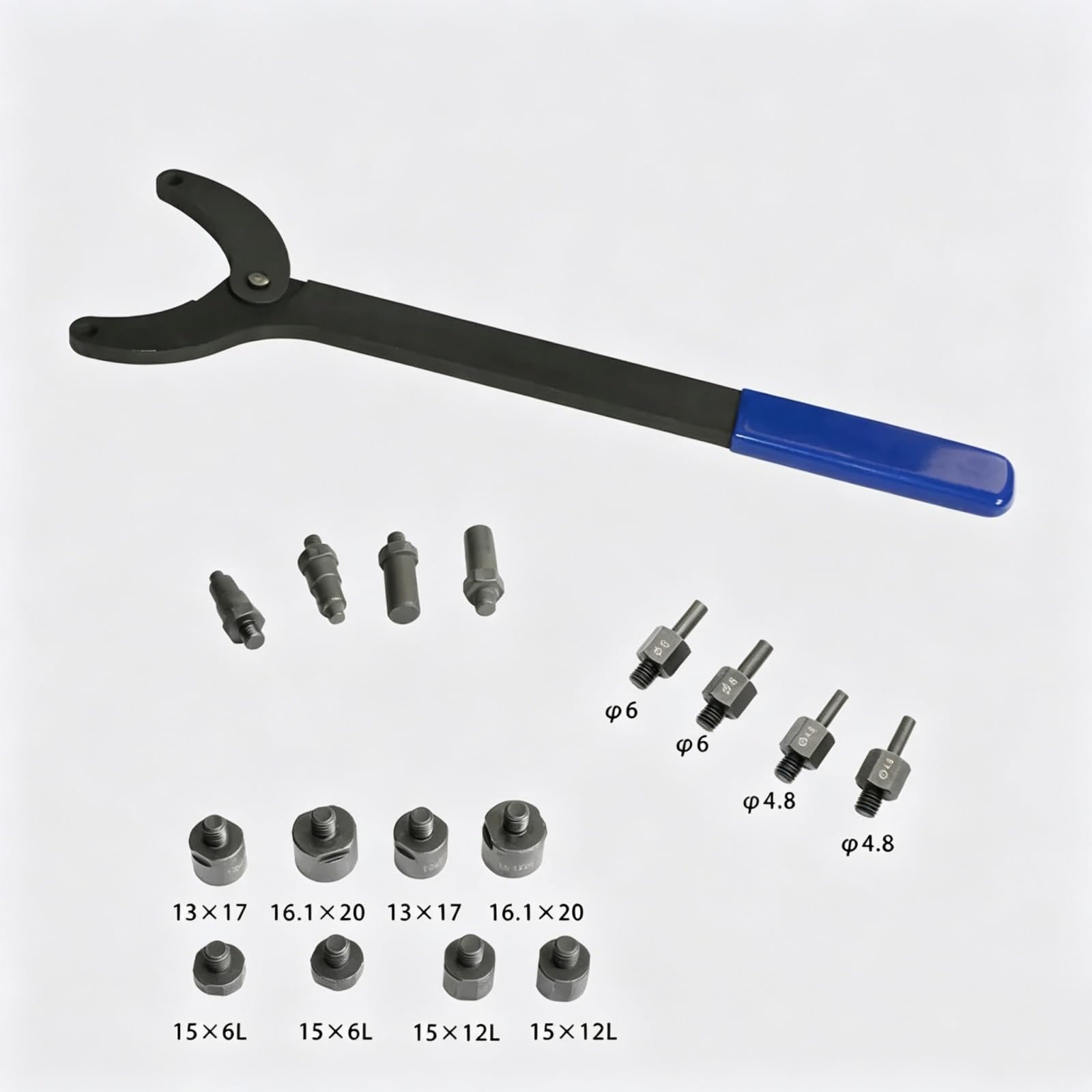 Kit Attrezzo Messa In Fase Kit Di Attrezzi Per La Sostituzione Della Cinghia Di Distribuzione, Con Blocco Motore E Carrelli Compatibile Con Per Caddy 2016 T10172