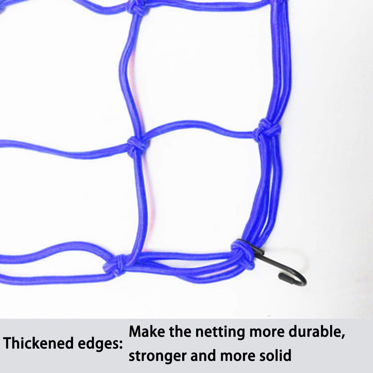 Filet Araignée Porte Bagage Casque Elastique Avec Crochet Pour Moto Quad NEU - Auto