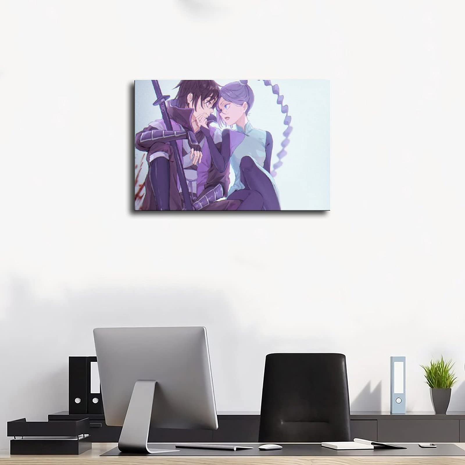 Poster Sur Toile Scissor Seven - Déco Anime Murale - 30 X 45 Cm - Sans Cadre - Idée Cadeau Fan