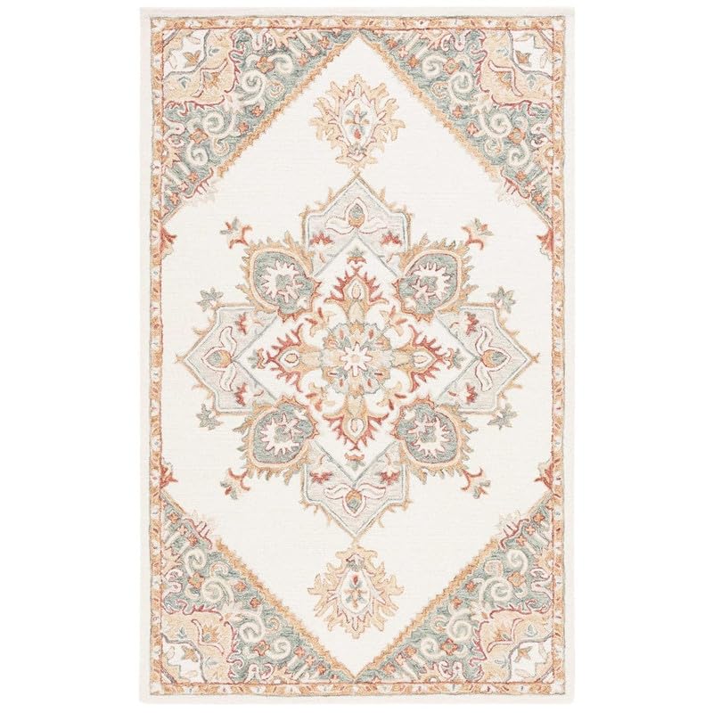Image of OLEFIN Handmade Thick Woolen Anti Slip Carpet and Rugs for Living Room Bedroom Hall Dinning Room Kids Room Rugs