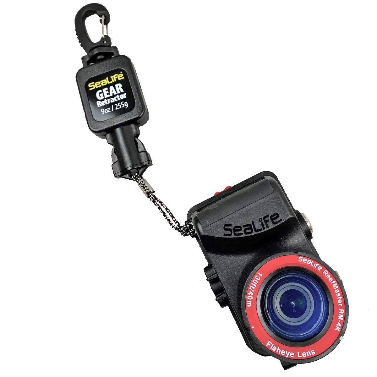SeaLife Compact Underwater Retractor 255.1 g Rückzugskraft 81,3 cm maximale Länge Hält Mini-Lichter, Micro Series und RM-4K Kameras