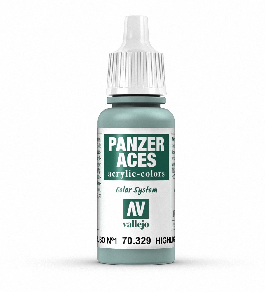 Vallejo Panzer Aces 17ml Arylic Paint - Highlight Russian Tank Crew II