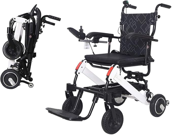 SXSGSM Super Lightweight Electric Wheelchair Portable Foldable Power