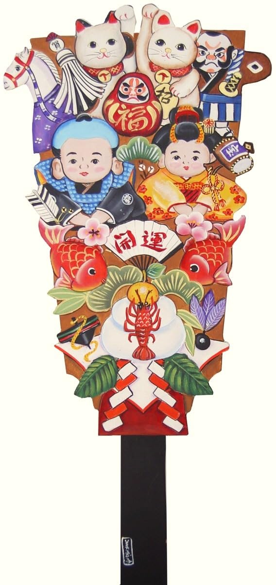Amazon | トールペイント ご自分で描く図案付白木素材 開運羽子板 mh