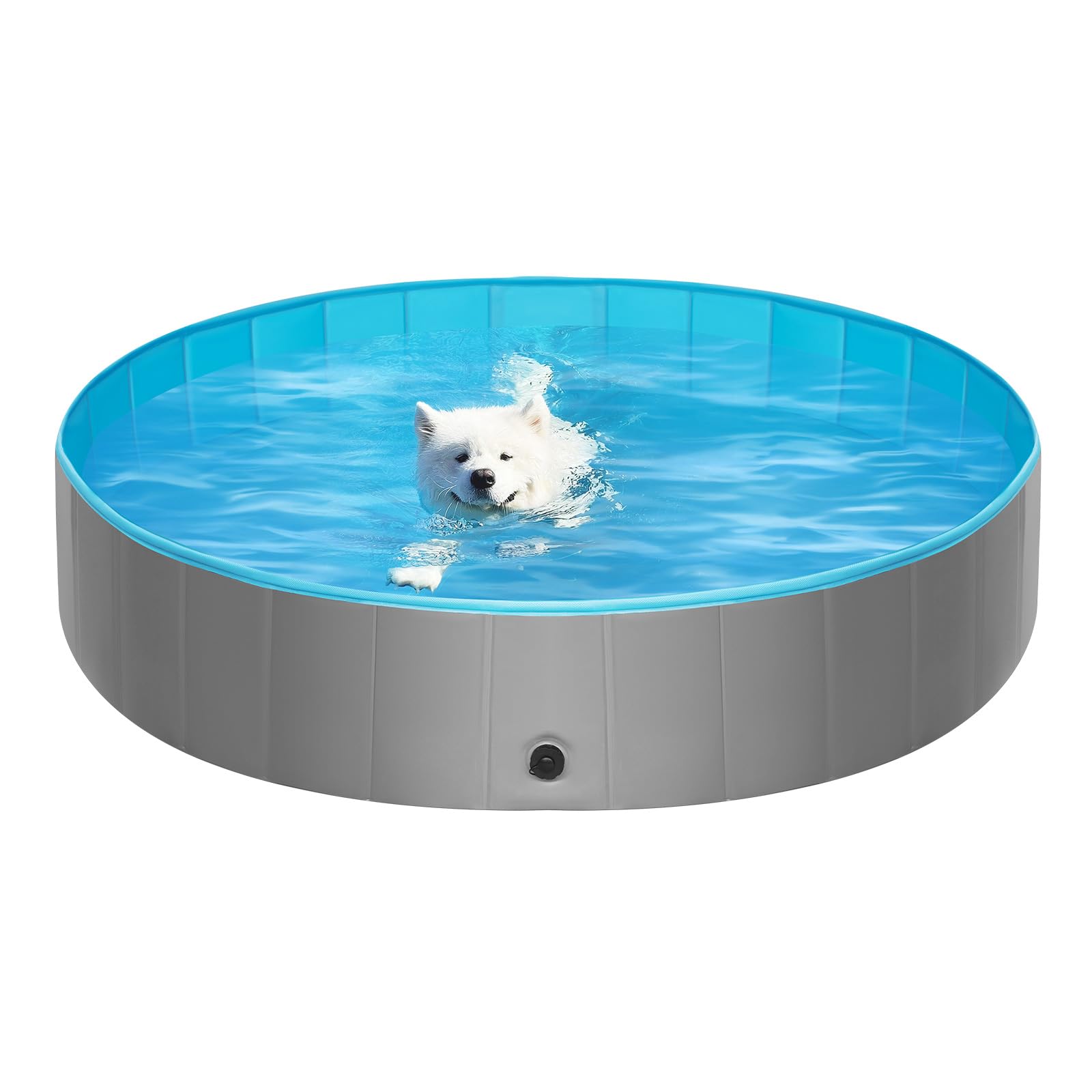 EUGAD Hundepool – 120x30cm Faltbares Planschbecken