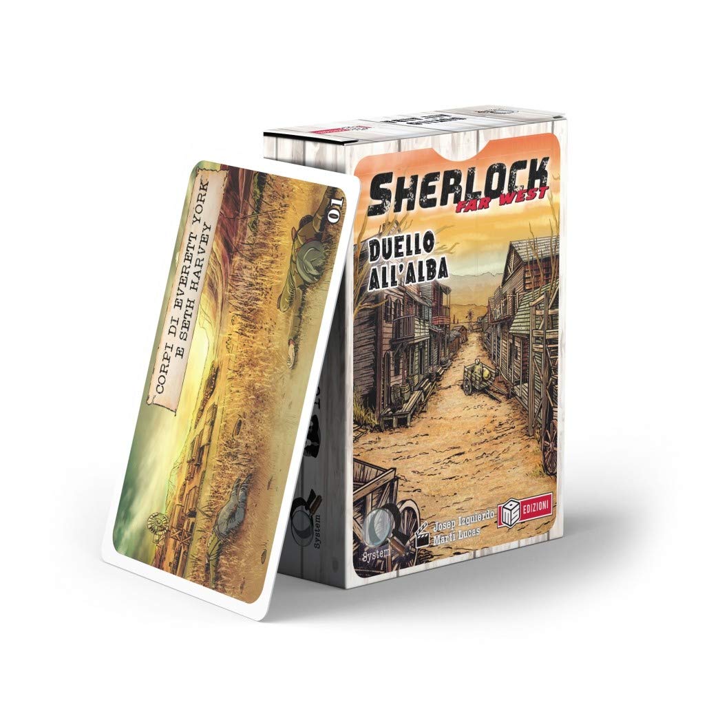 MS Edizioni - Sherlock: Serie Far West - Duello All'Alba, Gioco Da Tavolo Investigativo, 1-8 Giocatori