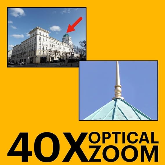 KODAK PIXPRO Astro Zoom AZ405-WH 20 MP Dijital Kamera 40X Optik Zoom 24 mm Geniş Açı 1080P Full HD Video ve 3 inç LCD (Beyaz)