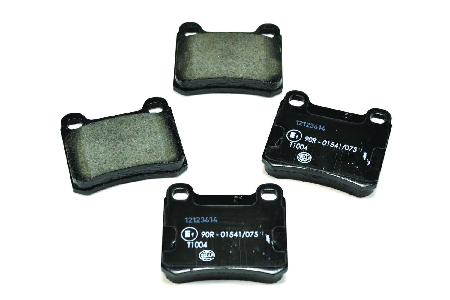 HELLA 8DB 355 007-321 Brake pad set - not prepared for wear indicator - T1004 - for e.g. MERCEDES-BENZ