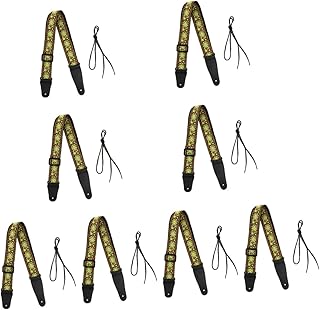 ERINGOGO 2 pcs guitar strap guitar+strap gift for guitar player Creative guitar accessory senior sash black sash banjo accessories banjo strap Guitar Replacement Belt Guitar Shoulder Belt