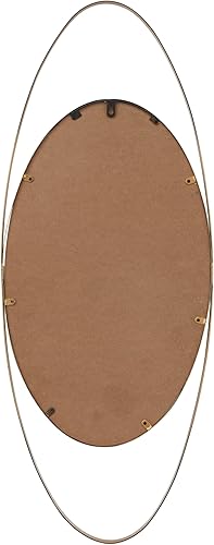 Miniatura 5 de CosmoLiving by Cosmopolitan Espejo de pared contemporáneo de metal - 16 x 2 x 42 dorado dorado