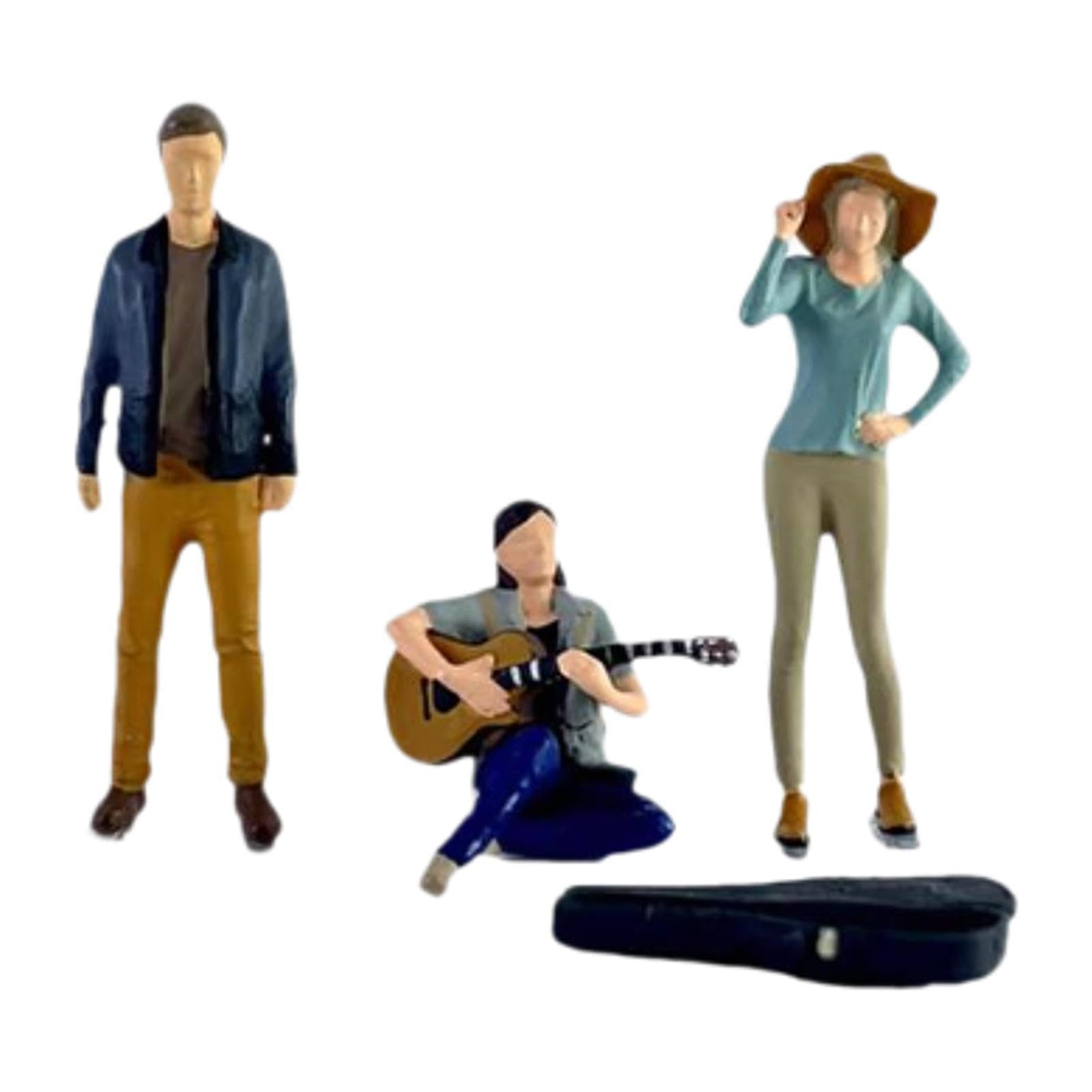 Figurines de guitaristes miniatures pour animer vos plantes et terrariums