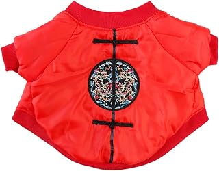 UKCOCO Suprimentos práticos para animais de estimação de inverno casaco para cães roupas decorativas adoráveis roupas quentes para animais de estimação