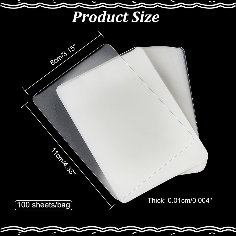 NBEADS 200 Pcs Thermal Laminating Pouches - Image 2