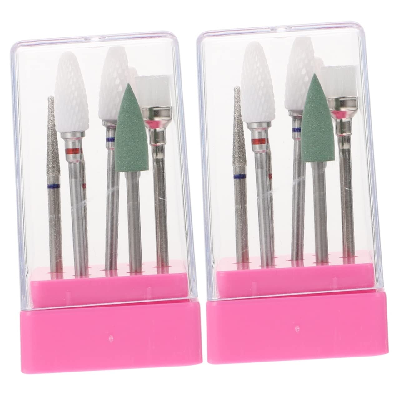 14 Pz Lucidatore Per Unghie Teste Di Trapano Per Chiodi Punta Per Lucidare in Gomma Punta Tampone Per Trapano Per Unghie Abito Lega Diamante Ruotare Strumenti Per Manicure