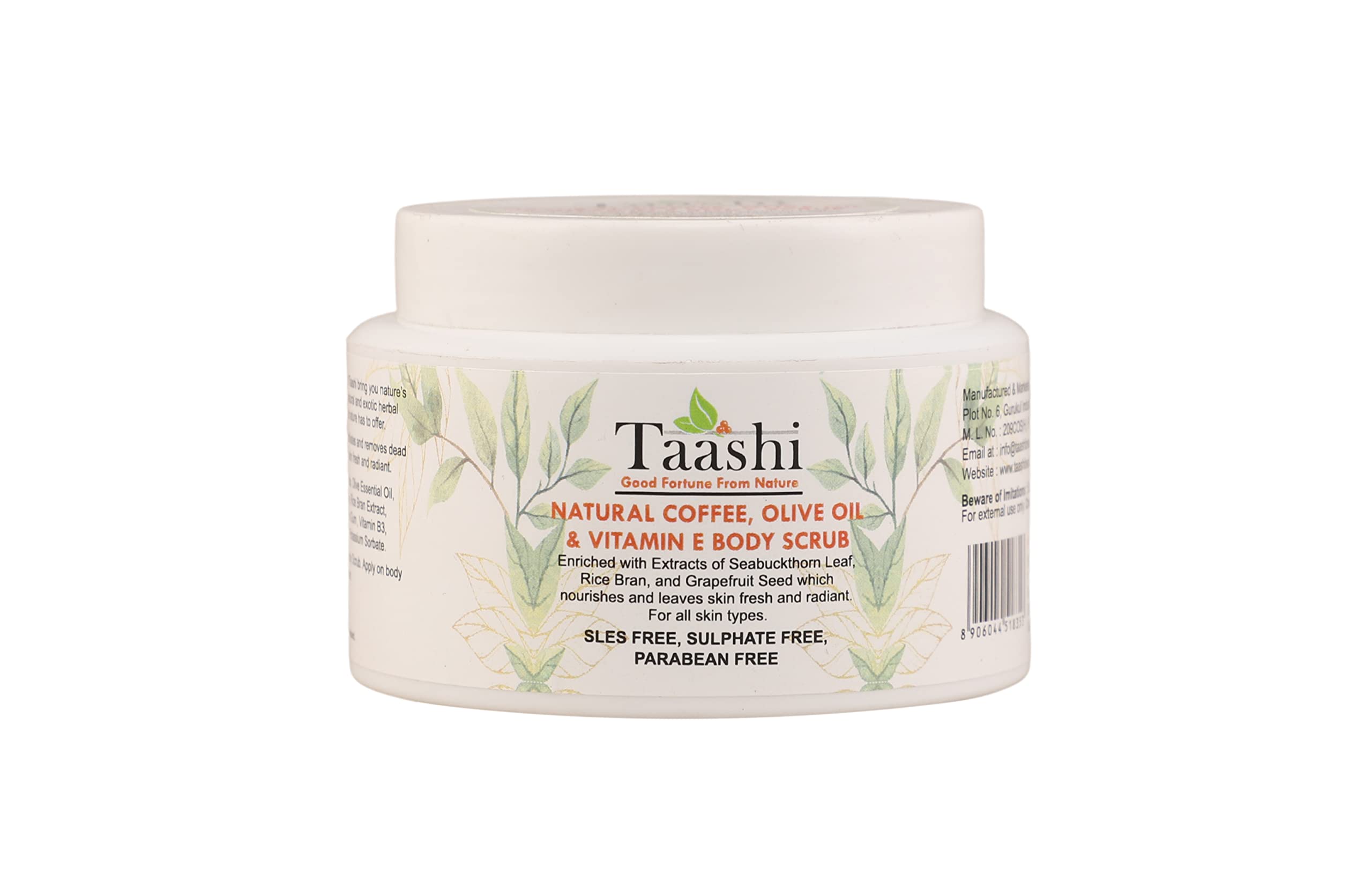 Natural Coffee, Olive Oil & Vitamin E Body Scrub- fresh and radiant skin-image-11