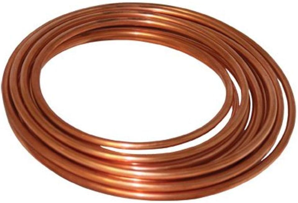 Mueller Industries LS03060 Copper Tubing, Type L, Soft, 3/8" Id x 60'