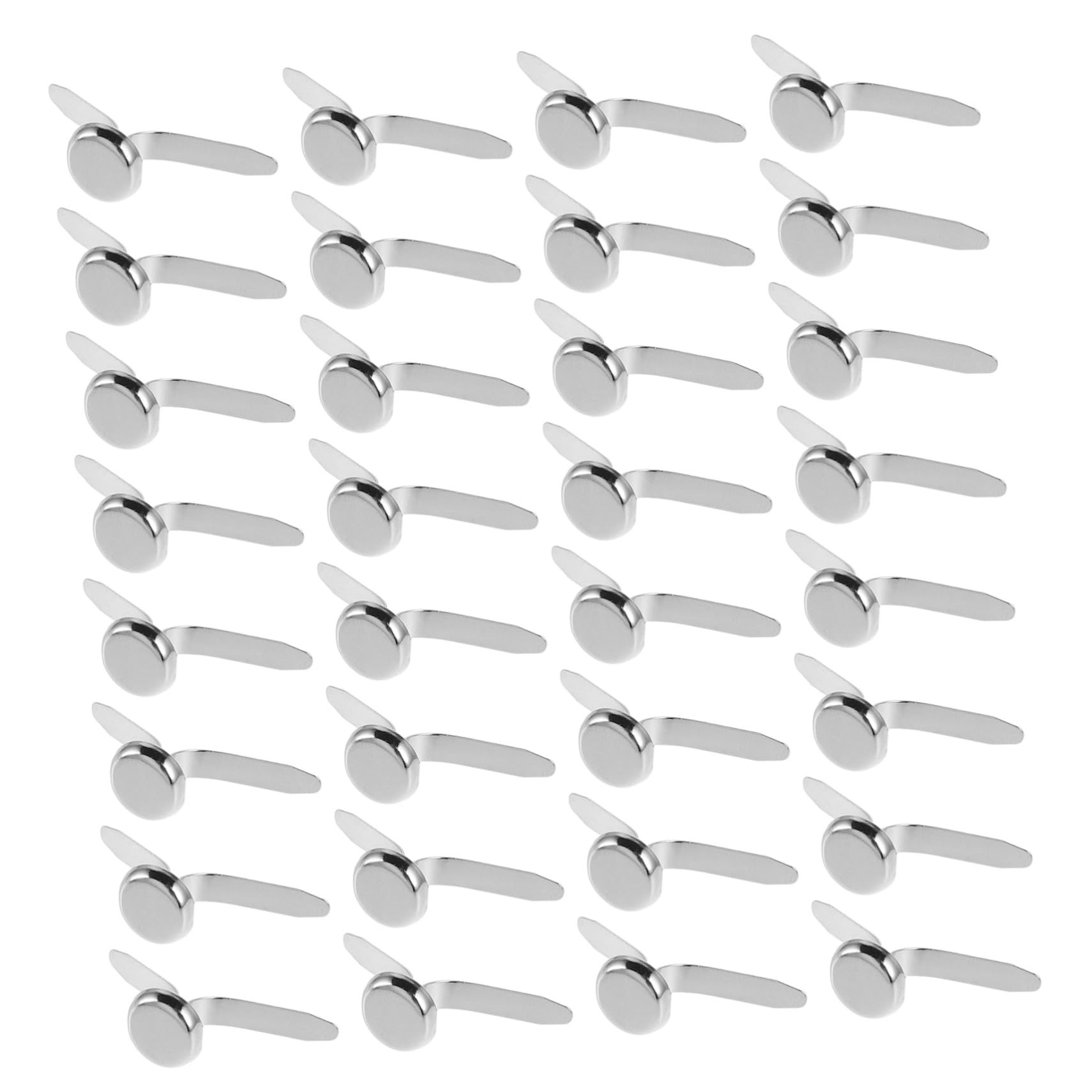 ARTIBETTER 200pcs Double Foot Spikes Versatile Metal Fasteners Craft Leather Brads Handcrafts Sofa Decor