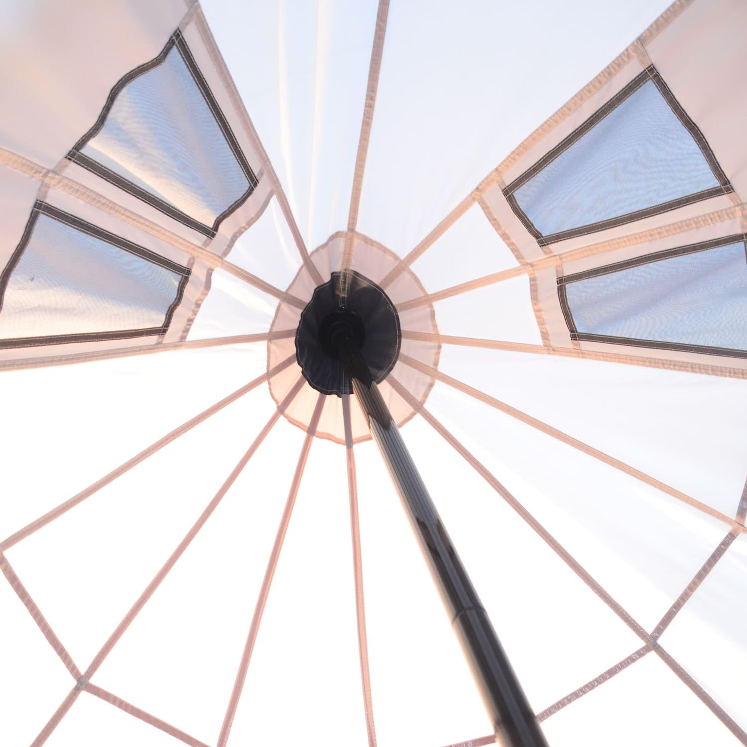 Skandika Tente Tipi Kuopio 400/500 Protect 8 à 10 Personnes | Tente de Camping imperméable, matériau recyclé, Hauteur 2,5-3 m, Ø4m - Ø5m, Sol Cousu, Tente Glamping familiale