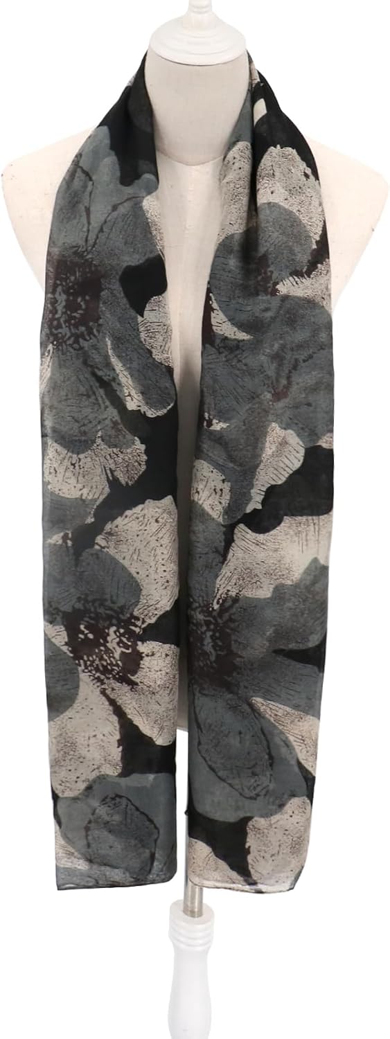 vimate Lightweight Scarf for Women Fashion Head Cover Hijab Cotton Voile Scarf Shawl Wrap for Spring Fall Winter Season - Image 5