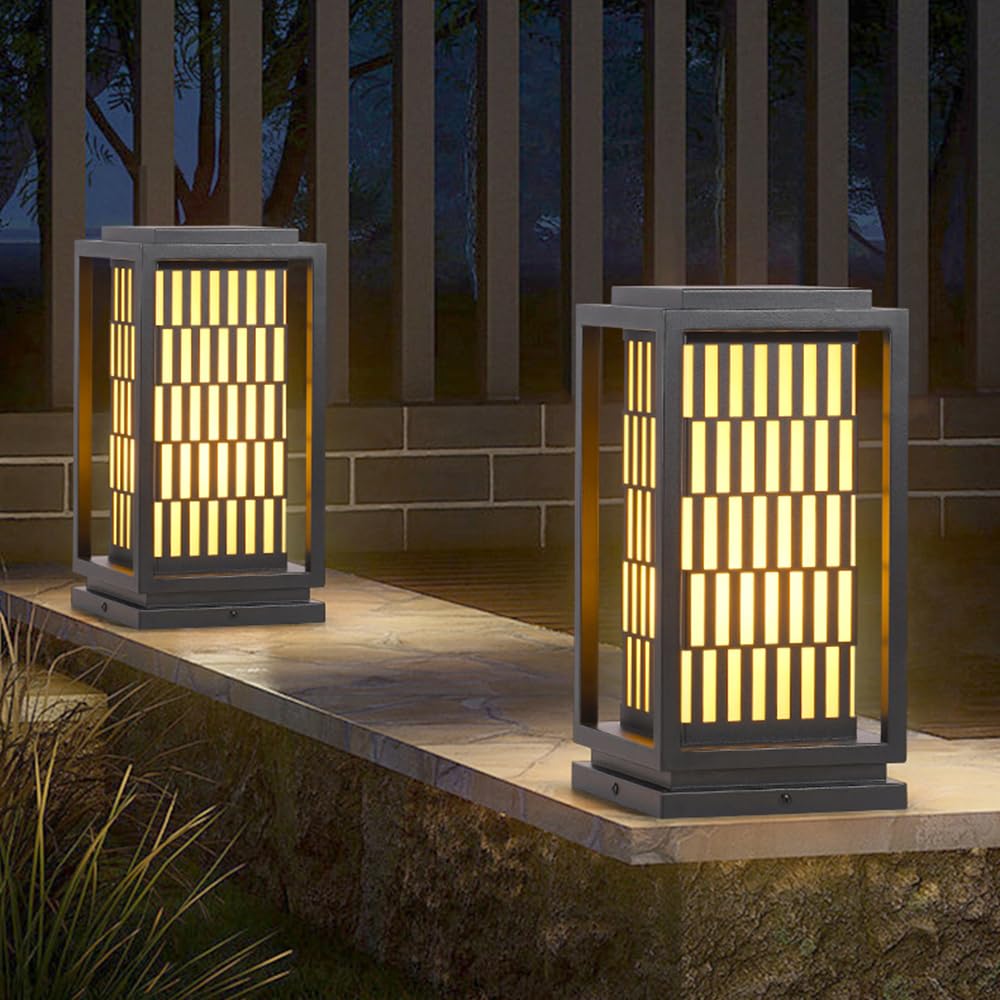 Lanterne De Poteau Câblée D'extérieur Pour Jardin Et Terrasse