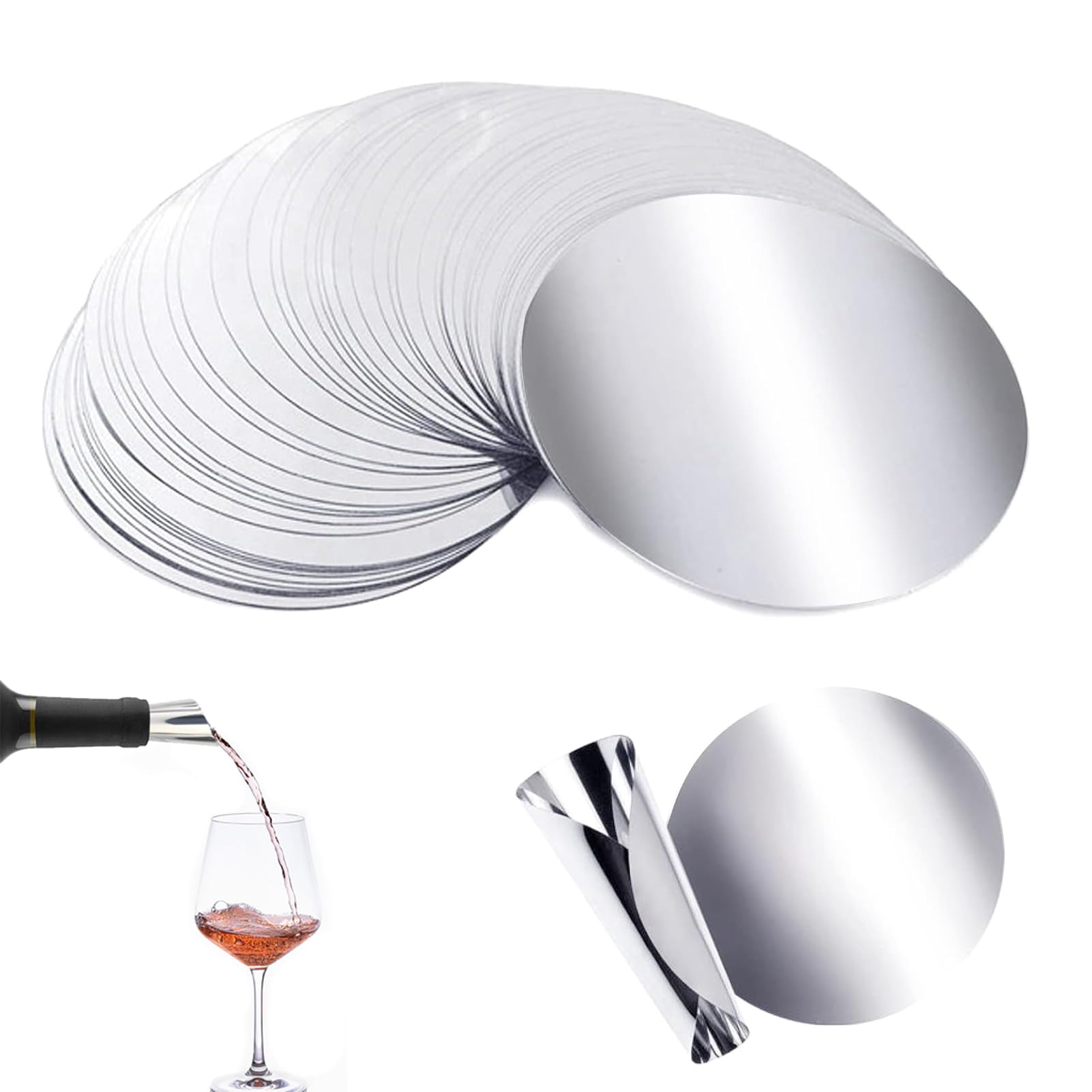 Stop Goutte Vin PERSONNALISABLE Avec Logo, Image, Slogan… Bec Verseur Vin à Placer Dans Le