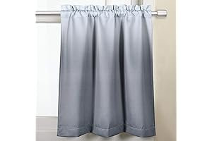 24 Wide by 24 Inches Long Waterproof Window Curtains for Bathroom
