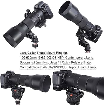 Amazon | リング式三脚座、 レンズサポート襟、三脚マウント