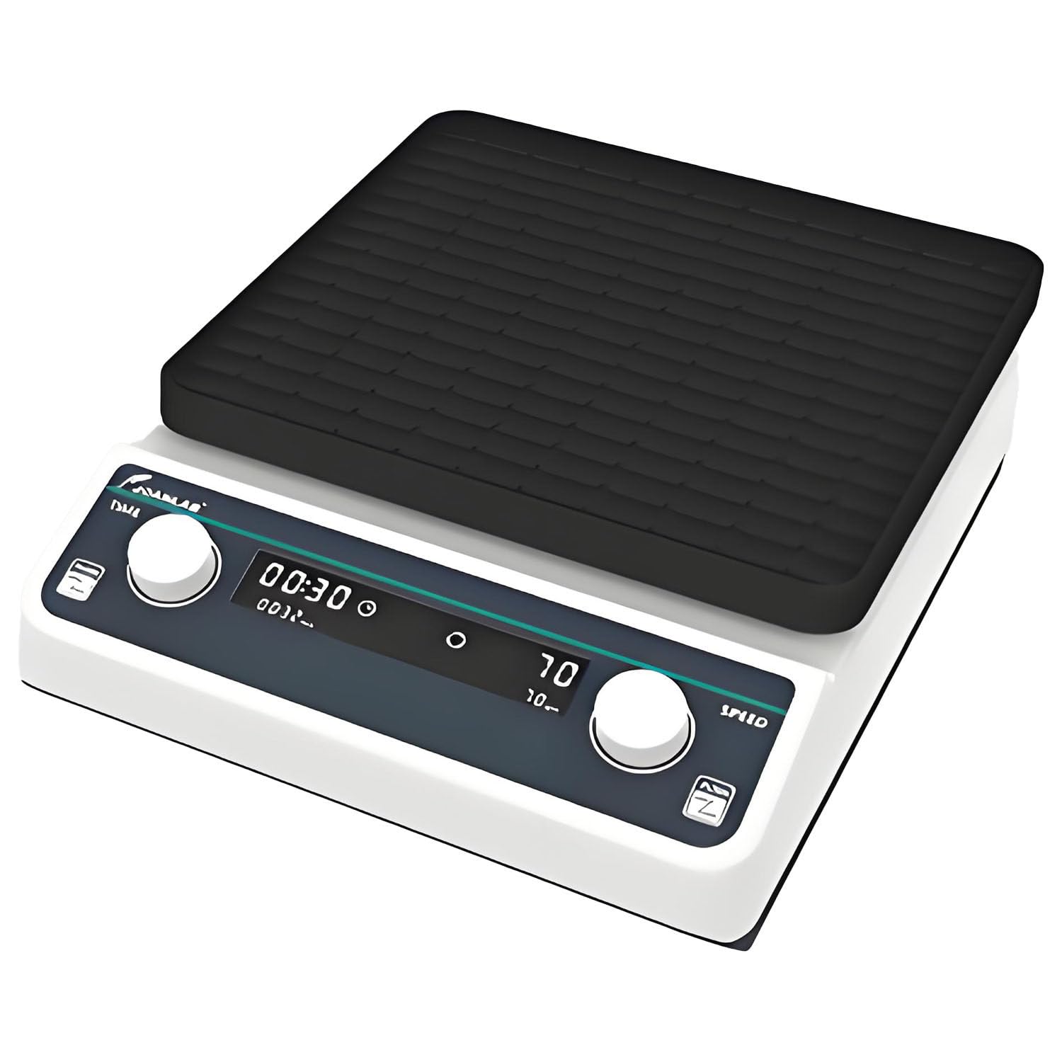 Agitador Orbital de Laboratorio, Velocidad de rotación Ajustable de 40 a 200 RPM, Pantalla Digital LED Que Muestra Velocidad y Tiempo, agitador rotatorio Orbital con Modo temporizado. OS-20F
