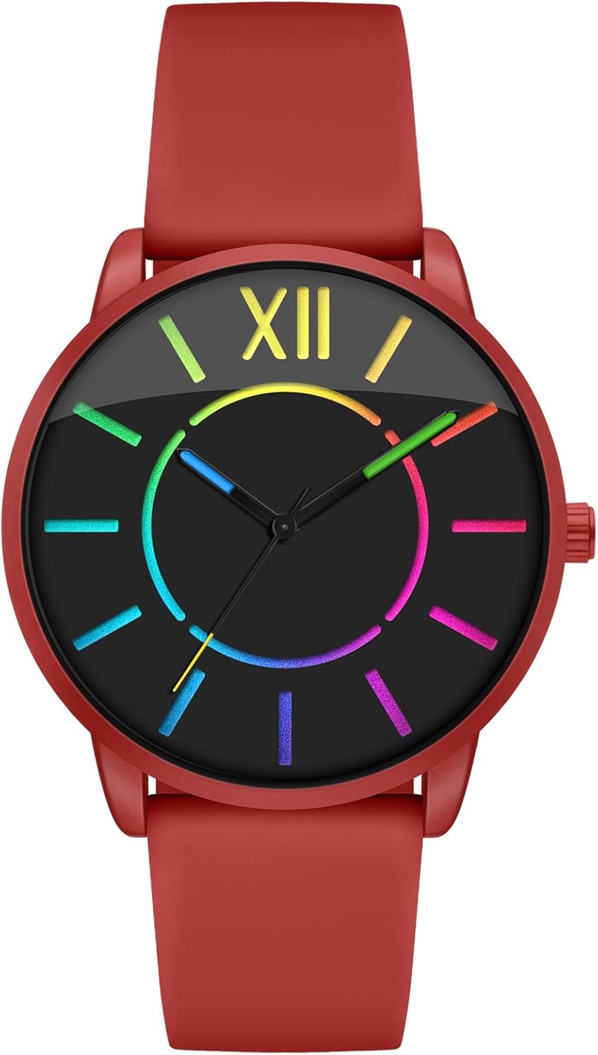 Bisley Unisex Watch Easy to Read Waterproof Silicone Strap Watch