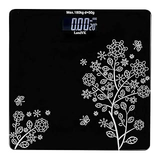 Exxelo Digital Electronic LCD Personal Health Body Fitness Weighing Scale Weight Machine For Body(Black) Assorted Design