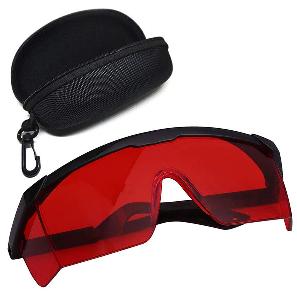 Beemyi Laser Glasses - Adjustable IPL Eye Protection Safety Eyewear for Medical and Cosmetology Operators - With Free Hard Protective Case