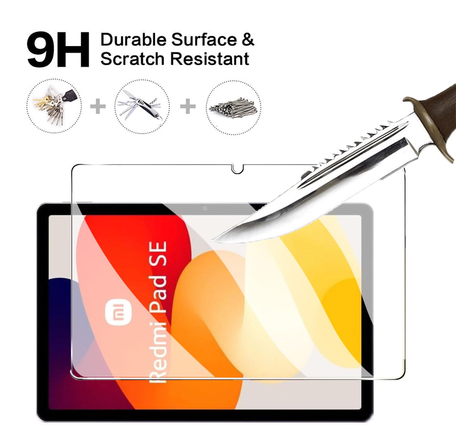 Alenbowen Pellicola salvaschermo per Lenovo Tab P11 (2nd Gen)/ Pad Plus 2023 (11,5),Pellicola per display in vetro, durezza 9H, antigraffio, anti-bolle, bordo tondo 2.5D [3 pezzi