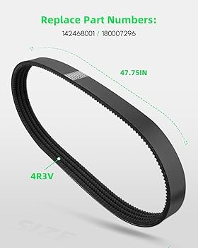 しゅう Amazon.com: Cogged Wedge Banded Belt Fit for Vermeer SC252, 1 5/8