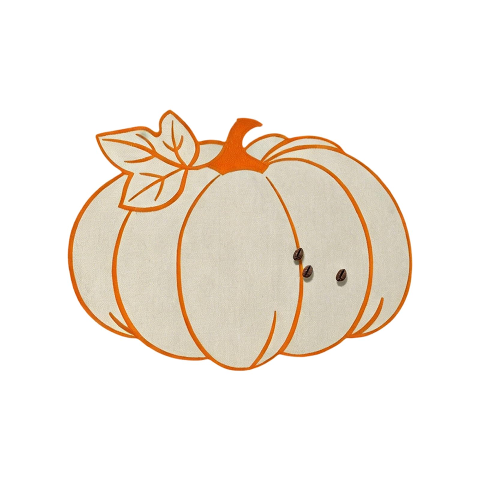 Shntig Washable Kitchen Placemat with Festive Pumpkin Design Great for Protecting Tables From Heats and Spills Home Furnishing Dining Accessory