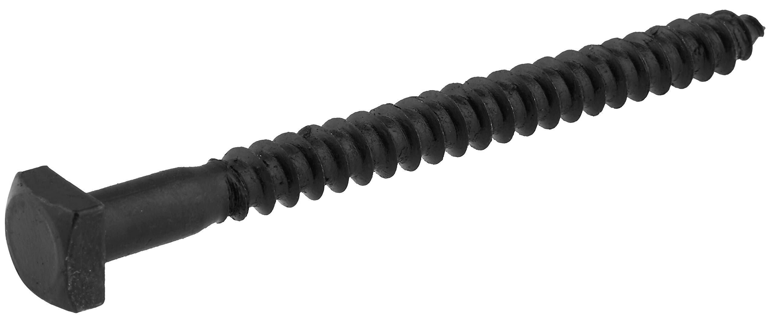 Rustic Square Head Lag Screws 1/4" x 3" (50 pcs) Black Oxide by Makers Bolt