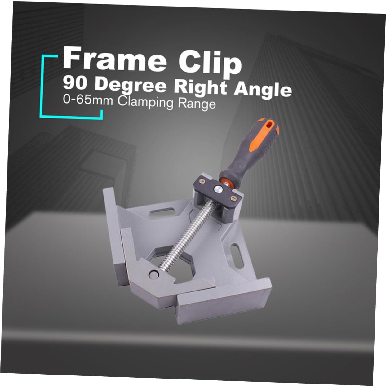 Lurrose 1pc Multi-function Right Angle Clamp Angle Fixation Tool for Woodworking Single Handle Design for Framing Welding and Furniture Installation