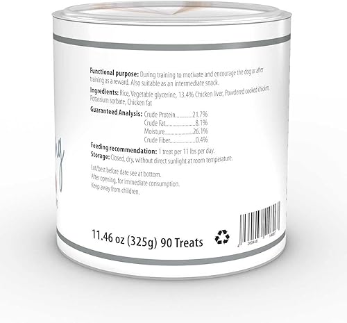 Miniatura 3 de NutraVital Fast Learner - Golosinas de entrenamiento para perros, golosinas para entrenamiento, enseñanza de perros, atención y merienda intermedia,