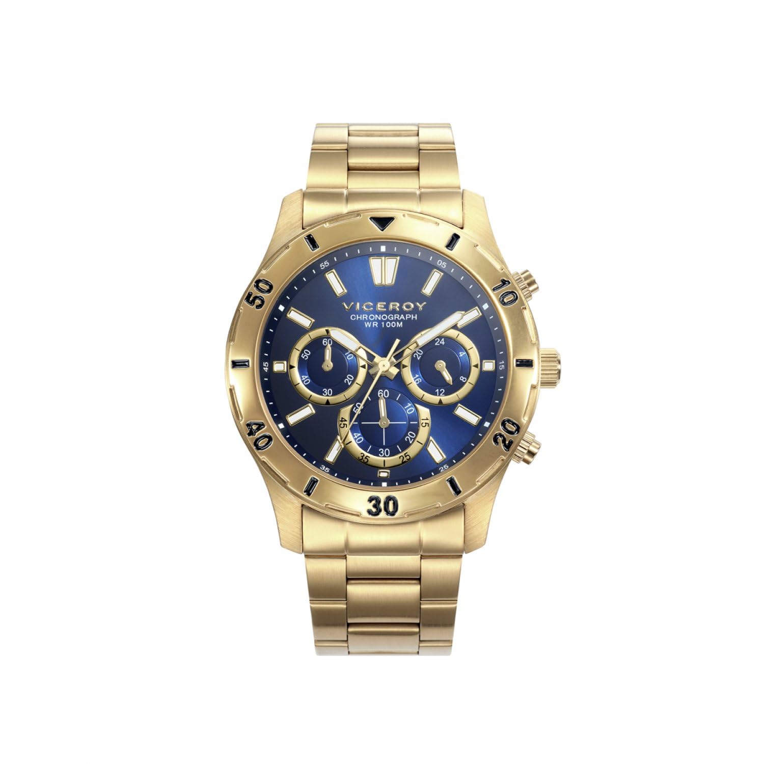 Viceroy Reloj Heat_BH_Style 401135-36 Hombre Acero IP Dorado