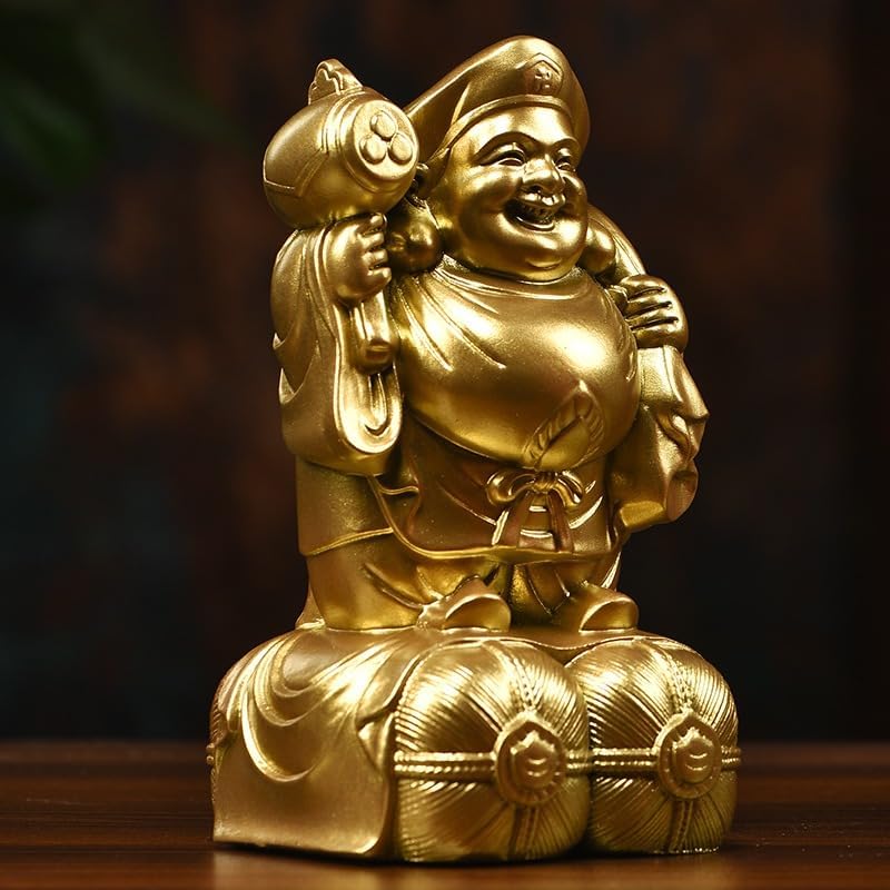 松屋開運大黒天 純銀製 松屋開運大黒天 純銀製 美術品・アンティーク